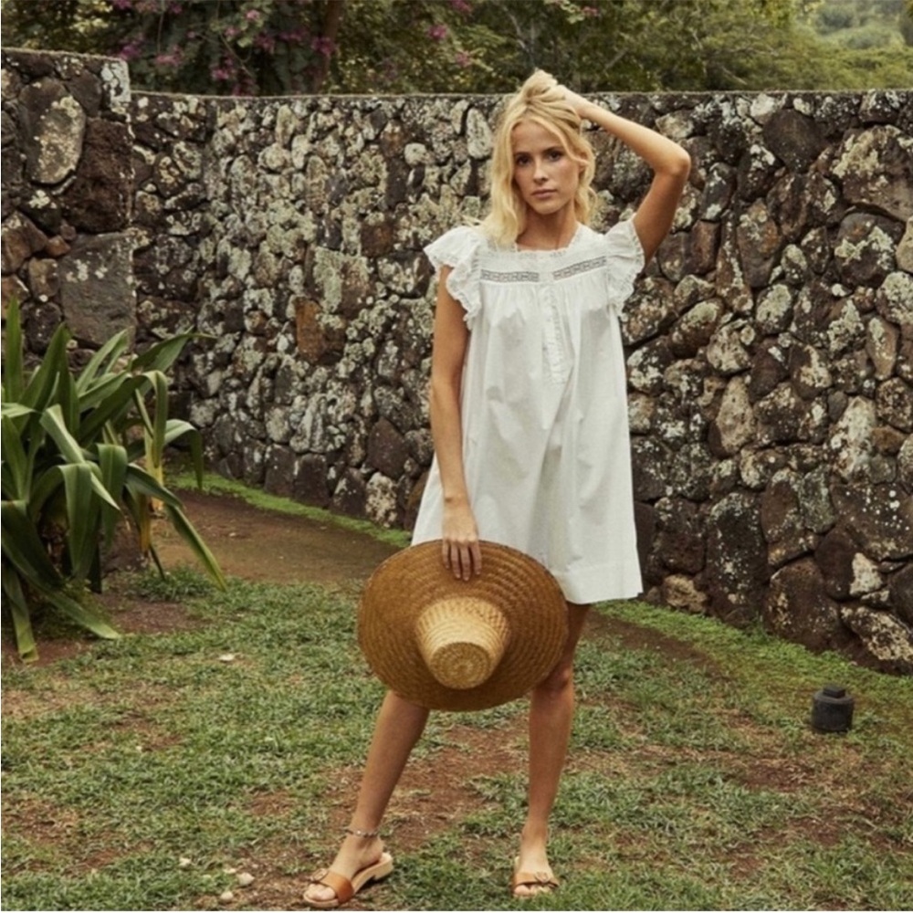 DÔEN Elena Dress - Salt (Size S)